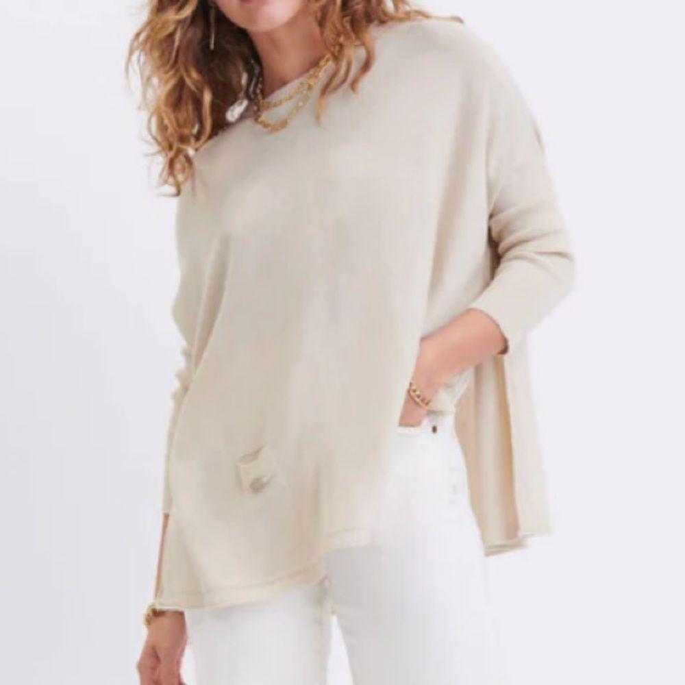 Mersea Catalina sweater in sand One size